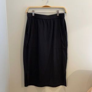 Eileen Fisher cotton pencil skirt with pockets!!